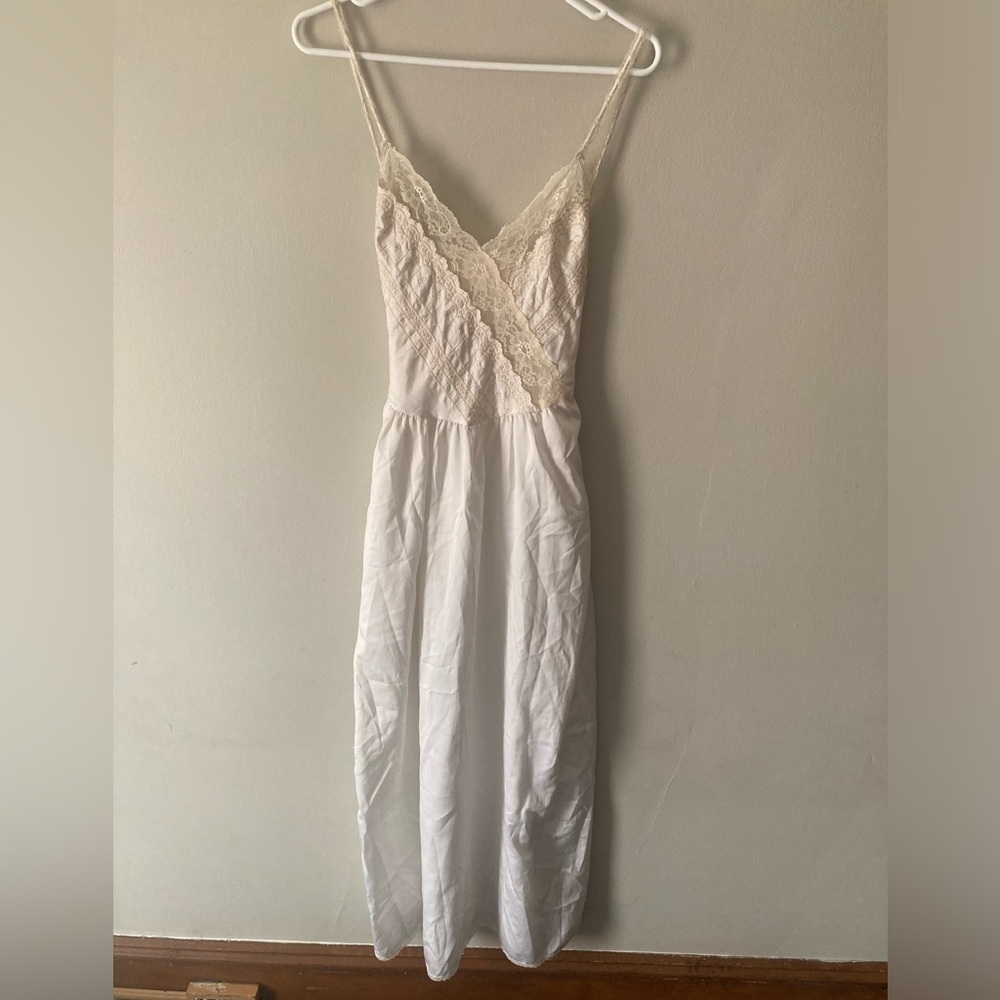 Vintage Silk Lace Nightgown